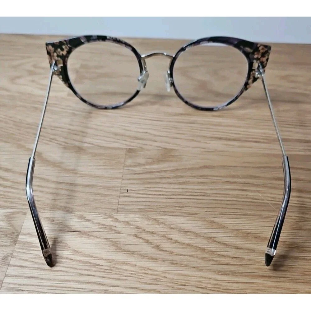 ZAC POSEN Truvy Browline Cat Eye Metal And Plastic Full Rim Frames Only
